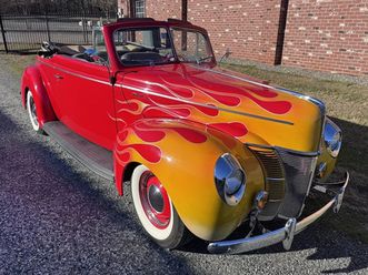 1940 ford deluxe convertible street rod