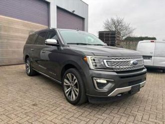 ② ford expedition max platinum / lichte vracht / lpg / 4x4 — ford usa — 2ememain