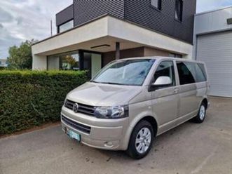 ② volkswagen transporter multivan 1e eig, ohboek, airco, trekh — volkswagen — 2ememain
