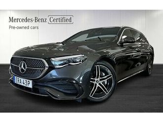 mercedes-benz e 220 d kombi amg premium värmare drag