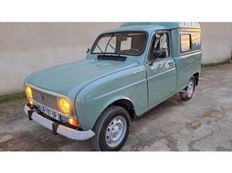 1982 renault f4 vert manuel, 4 vitesses conduite à gauche...