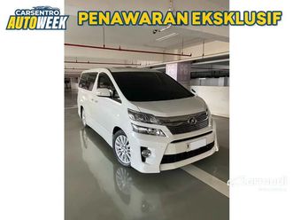 2013 toyota vellfire 2.4 z mpv
