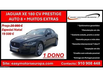 jaguar xe 2.0 d auto 8 180 cv prestige com extras março/16