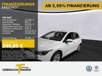 volkswagen golf 1.5 tsi life led navi kamera sitzh app-conn
