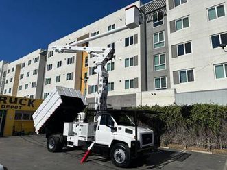2009 gmc topkick c-7500 forestry truck, tree truck with elevator boom -we financ