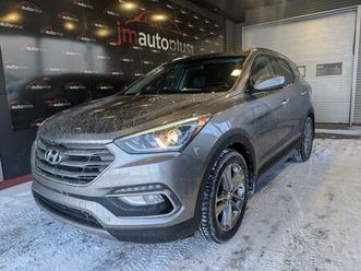 hyundai santa fe sport 2017 2.0t se*awd*toit pano*bancs/vol chauff*bouton pouss*