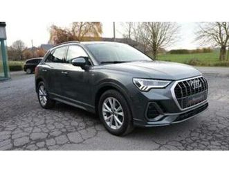 ② audi q3 2,0tdi 2021 s tronic-gps-s line-cuir-toit panoramiq — audi — 2ememain