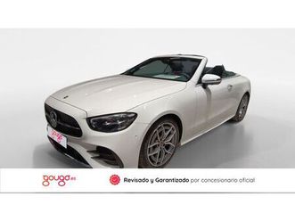 mercedes-benz clase e e 220 d cabrio amg line