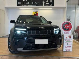 jeep avenger 1.2 turbo 100 cv summit