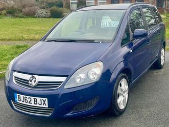 2012 vauxhall zafira 1.6 exclusiv