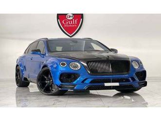 bentley bentayga bentayga 4.0t mansory, w12 4wd, 600bhp,