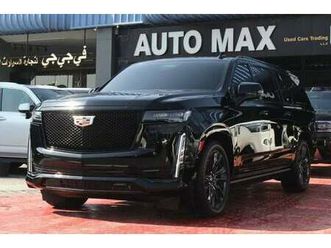 cadillac escalade 600 black edition xl, gcc under warranty&service contract from local dealer
