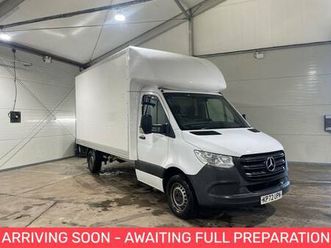 2022 mercedes-benz sprinter 315cdi progressive l3 4m luton + tail lift chassis cab diesel manual