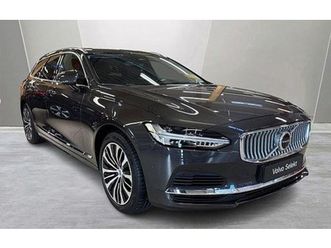 volvo v90 recharge t6 core edition, läderklädsel, motorstolspaket