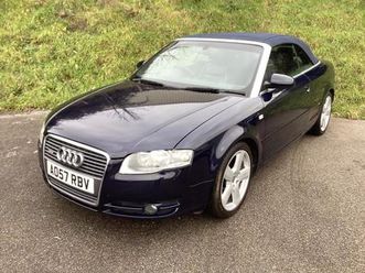 2007 audi a4 2.0 tdi s line 2dr convertible diesel manual
