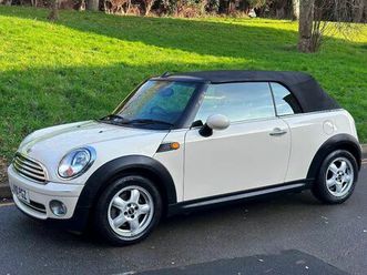 mini mini 1.6 one convertible 2dr petrol manual euro 5 (98 ps)