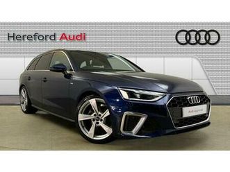 2023 audi a4 35 tfsi s line 5dr s tronic petrol estate estate petrol automatic