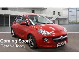 2016 vauxhall adam 1.2i jam 3dr hatchback petrol manual