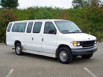 1999 ford e-series van 1-owner 73k xl e350 5.4l super duty 15 pass club wagon