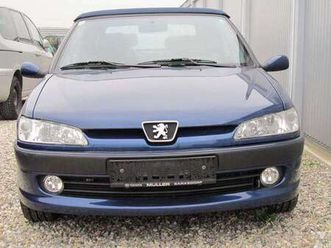 peugeot 306 cabrio 1,6i st.tropez klima 1hand leder eve...