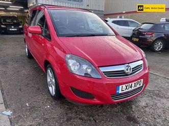 2014 vauxhall zafira 1.7 cdti ecoflex exclusiv mpv 5dr diesel manual euro 5 (snav) (110 ps) mpv d...