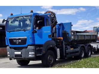 man tgs 6x6 hák + hr terex atlas