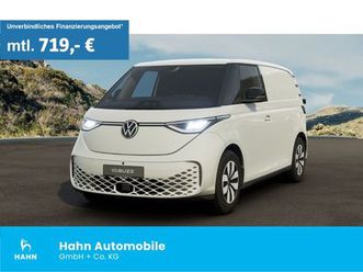 volkswagen id. buzz cargo pro 210kw ahk heckflügel app