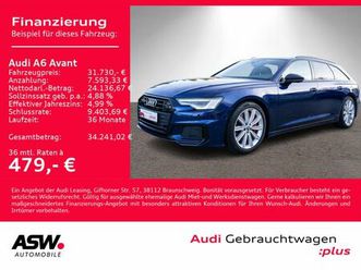 audi a6 avant 55tfsi e s line quattro navi matrix acc