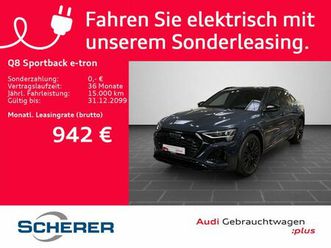 q8 sportback e-tron s line 55 e-tron quattro 300