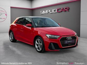 audi a1 sportback 30 tfsi 116cv bvm6 s line - carplay - entretien à jour - garantie 12 mois