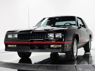 1987 chevrolet monte carlo ss 2d aerocoupe