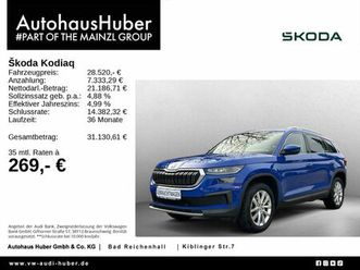 skoda kodiaq 1.5 tsi dsg style carplay ahk matrix alu