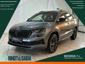 skoda karoq 1.5 tsi dsg sportline 360° navi acc matrix