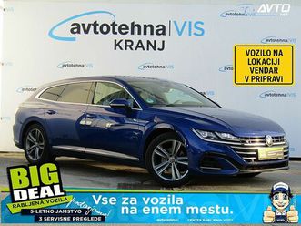 volkswagen arteon shooting brake r-line panorama |ogr. sedeži |kamera |navigacija