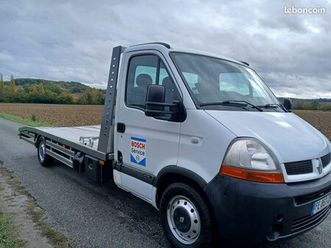 depanneuse porte voiture renault master dci 120