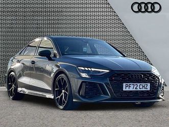 audi rs3 saloon carbon black tfsi quattro s tronic