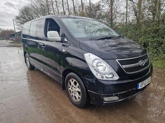 2012 hyundai i800 automatic black mwb 8 seat minibus drives perfect mot fail | ebay uk