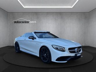 s 63 amg cabriolet 4matic speedshift mct