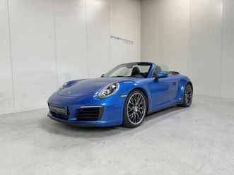 porsche 911 cabrio 3.0 carrera 4s -991.2 sport exhaust - topstaat!