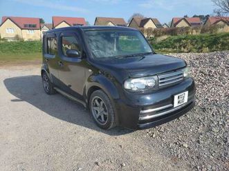 nissan cube rider 1.5 petrol auto, 2012, low mileage import, black, 48300 miles only, ulez compliant