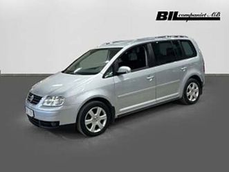 volkswagen touran 7-sitsig 2.0 fsi tiptronic, 150hk lågmilare