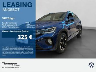 volkswagen taigo 1.5 tsi dsg r-line iq.light rear view navi