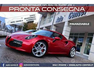 alfa romeo 4c 1750 tbi rosso competizione