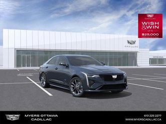 new 2026 cadillac ct4-v - leather seats - sunroof