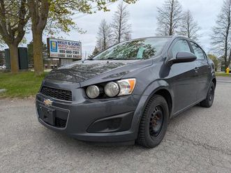 used 2013 chevrolet sonic gas miser certified + free 6m warranty