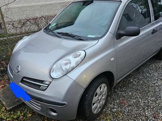 nissan micra silber 1.2