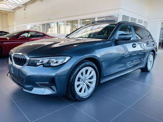 bmw série 3 318 da mhev ** garantie + toit pano + cockpit + cuir**