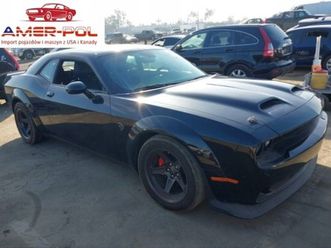 dodge challenger 2021r., srt super stock, od ubezpieczalni 6.2 benzyna