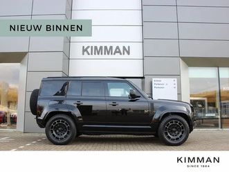 land rover defender 110 octa black p635 4.4 chopped carbon | elkr. trekhaak | schuif / kanteldak