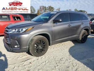 toyota highlander 2019r., limited, od ubezpieczalni 3.5 benzyna 295km